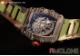 RICHARD MILLE RM35-02 SKELETON DIAL DOTS MARKERS MIYOTA 9015 1:1 ORIGINAL