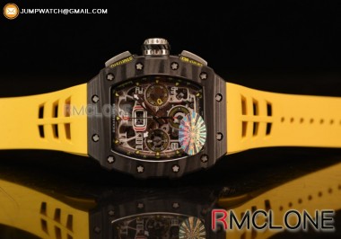 RICHARD MILLE RM011 SKELETON LIMITED EDITION CF/YELLOW