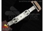 RM052 Brown Ceramic Full Paved Diamonds Skull Dial on Brown Rubber Strap MIYOTA8215