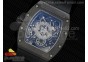RM52-02 Horse Unique Piece Real Ceramic on Black Rubber Strap MIYOTA8215