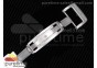 RM055 Forge Carbon Titanium Case KVF Best Edition Skeleton Dial White Inner Bezel on White Rubber Strap MIYOTA8215