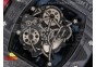 RM055 Forge Carbon Titanium Case KVF Best Edition Skeleton Dial White Inner Bezel on White Rubber Strap MIYOTA8215