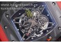 RICHARD MILLE 035-02 RAFAEL NADAL FORGE CARBON TITANIUM CASE. RED FROM KVF BEST EDITION MIYOTA8215