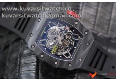 RICHARD MILLE 035-02 RAFAEL NADAL FORGE CARBON TITANIUM CASE. BLACK-RED FROM KVF BEST EDITION MIYOTA8215