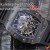 RICHARD MILLE 035-02 RAFAEL NADAL FORGE CARBON TITANIUM CASE. BLACK-RED FROM KVF BEST EDITION MIYOTA8215