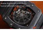 RICHARD MILLE 035-02 RAFAEL NADAL FORGE CARBON TITANIUM CASE. BLACK-RED FROM KVF BEST EDITION MIYOTA8215