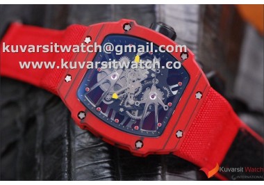 RICHARD MILLE 027-2 RED .N SKELETON DIAL.MIYOTA 6T51