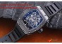 RICHARD MILLE 055 BLACK CERAMIC BEZEL SKELETON DIAL.MIYOTA8215