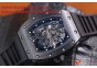 RICHARD MILLE 055 BLACK CERAMIC BEZEL SKELETON DIAL.MIYOTA8215