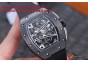 RICHARD MILLE 055 BLACK CERAMIC BEZEL SKELETON DIAL.MIYOTA8215