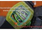 RICHARD MILLE 059 YOHAN BLAKE GREEN INNER BEZEL SKELETON DIAL.MIYOTA 6T51