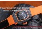 RICHARD MILLE 035 FORGE ORANGE CARBON SKELETON DIAL MIYOTA9015