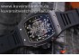 RICHARD MILLE RM27-01 BLACK CERAMIC BEZEL SKELETON DIAL.MIYOTA8215
