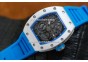 RICHARD MILLE SKELETON BLUE/WHITE MIYOTA9015