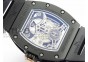 RM023 Real Ceramic Case KVF Best Edition Eagle Skeleton Dial RG Crown on Black Rubber Strap MIYOTA8215