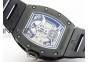 RM023 Real Ceramic Case KVF Best Edition Eagle Skeleton Dial SS Crown on Black Rubber Strap MIYOTA8215