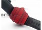 RM 035-2 Red Forged Carbon Black Inner Bezel Skeleton Dial on Black Nylon Strap MIYOTA9015