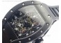 RM022 PVD Skeleton Dial on Black Rubber Strap MIYOTA 9015