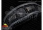 RM011 Real Ceramic Case Chronograph KVF 1:1 Best Edition Crystal Skeleton Dial Black on Black Rubber Strap A7750