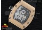 RM022 RG Skeleton Dial on Black Rubber Strap MIYOTA 9015