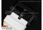 RM038 PVD White Inner Bezel Skeleton Dial on White Rubber Strap Jap Quartz