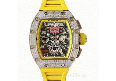 Richard Mille RM011 Mechanical Men Diamond Bezel Watch