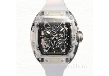 Richard Mille RM35-02 Men Mechanical Watch Rubber Band Glass