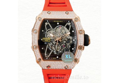 Richard Mille RM35-02 Mechanical Men Watch Diamond Bezel