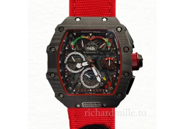 Richard Mille RM50-03 Mechanical Men Canvas Strap Titanium Watch