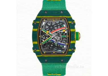 Richard Mille RM 67-02 Strap Men’s Transparent Dial Watch