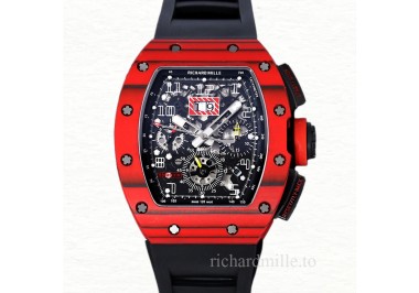 Richard Mille RM 011 Automatic Men Watch Transparent Dial Ceramics Bezel