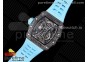 RM 53-01 Real Tourbillon Pablo Mac Donough JBF Best Edition on Blue Rubber Strap V2