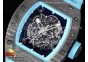 RM055 "Yas Marina Circuit" Real NTPT ZF 1:1 Best Edition on Blue Rubber Strap NH05A V3