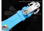 RM 53-01 Transparent Case Real Tourbillon Pablo Mac Donough JBF Best Edition on Blue Rubber Strap V2