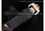 RM001 Tourbillon RG 3KF Best Edition Black Dial on Black Leather Strap