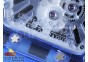 RM012 Blue Transparent Tourbillon RMF Best Edition Skeleton Dial on Blue Rubber Strap