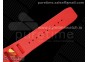 RM027-02 Nadal Real Tourbillon RMF Best Edition White Forge Carbon Red Inner Bezel on Red Rubber Strap