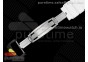 RM12 Real Tourbillon KVF Best Edition Skeleton Dial on White Rubber Strap