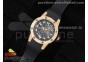 RM63 RG JBF Best Edition Skeleton Dial on Black Rubber Strap A23J