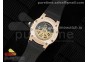 RM63 RG JBF Best Edition Skeleton Dial on Black Rubber Strap A23J