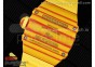 RM027-03 Real Tourbillon RMF Best Edition Orange/Red Carbon Skeleton Dial on Yellow Rubber Strap