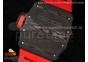 RM035 Black Carbon SONIC Best Edition Skeleton Dial on Red Rubber Strap Clone RMUL2