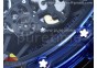 RM035 Blue Transparent RMF Best Edition Skeleton Dial on Translucent Rubber Strap Clone RMUL2