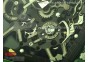 RM035 Green Transparent RMF Best Edition Skeleton Dial on White Rubber Strap Clone RMUL2