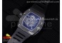 RM055 NTPT KVF Best Edition Skeleton Dial Black Crown on Black Rubber Strap MIYOTA8215 V3