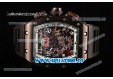 Richard Mille RM005 FM PVD Case Skeleton Dial with Green Inner Bezel