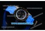 Richard Mille RM 60-01PVD Case with Skeleton Dial and Blue Rubber Strap PVD Bezel (EF)