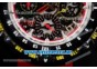 Richard Mille RM 60-01 PVD Case with Skeleton Dial and Red Rubber Strap PVD Bezel (EF)