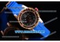 Richard Mille RM 60-01 Rose Gold Case with Skeleton Dial and Blue Rubber Strap Rose Gold Bezel (EF)