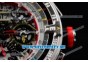Richard Mille RM 60-01 Steel Case with Skeleton Dial and Red Rubber Strap Dot/Arabic Numeral Markers (EF)